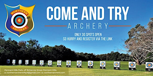 Come and Try Archery | Northern Archers, Britannia Street, Pennant Hills NSW, Australia