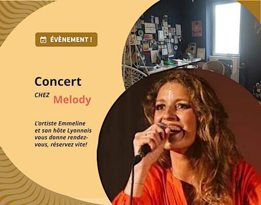 Concert POP FOLK : une soirée intime chez l’habitant à Lyon ! | Salon cosy