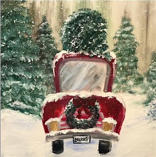 Holiday Trucking Paint & Sip | The Heart Gallery Paint and Sip