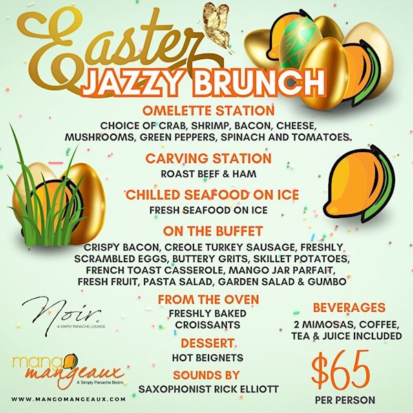 EASTER JAZZY BRUNCH WITH RICK ELLIOTT | The Hampton: A Simply Panache Venue