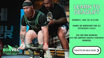 Learn to Deadlift: Hands-On Coaching for All Experience Levels | Bonvec Strength