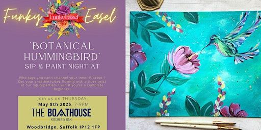The Funky Easel: Sip & Paint: At The Boathouse Woodbridge | The Boathouse Kitchen and Bar