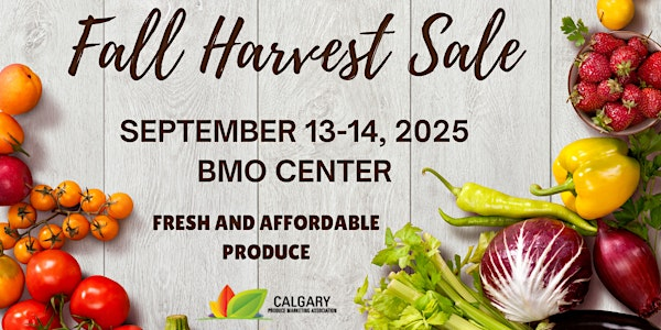 Fall Harvest Sale 2025 | BMO Centre