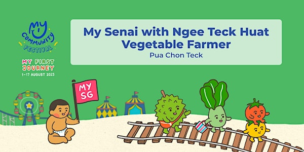 My Senai with Ngee Teck Huat Vegetable Farmer Pua Chon Teck | Meet at EITHER My Community's Office (Blk 115A Commonwealth Drive, #04-13/14, Singapore 149596) OR Chinese Garden MRT Station Exit A (Bus Stop B28341). A chartered bus will bring us to Malaysia.