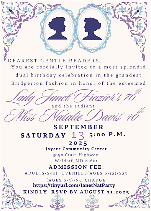 Janet and Natalie’s Royal Birthday Ball | Jaycees Community Center