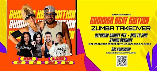 ZUMBA407 PRESENTS: Zumba Takeover • Summer Heat Edition | Studio Synergy