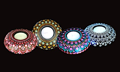 Mandala Tea Light Painting Workshop | Dymon Storage Boardroom - Trainyards