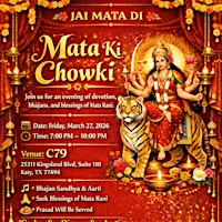 Mata Ki Chowki | 25111 Kingsland Blvd suite 110