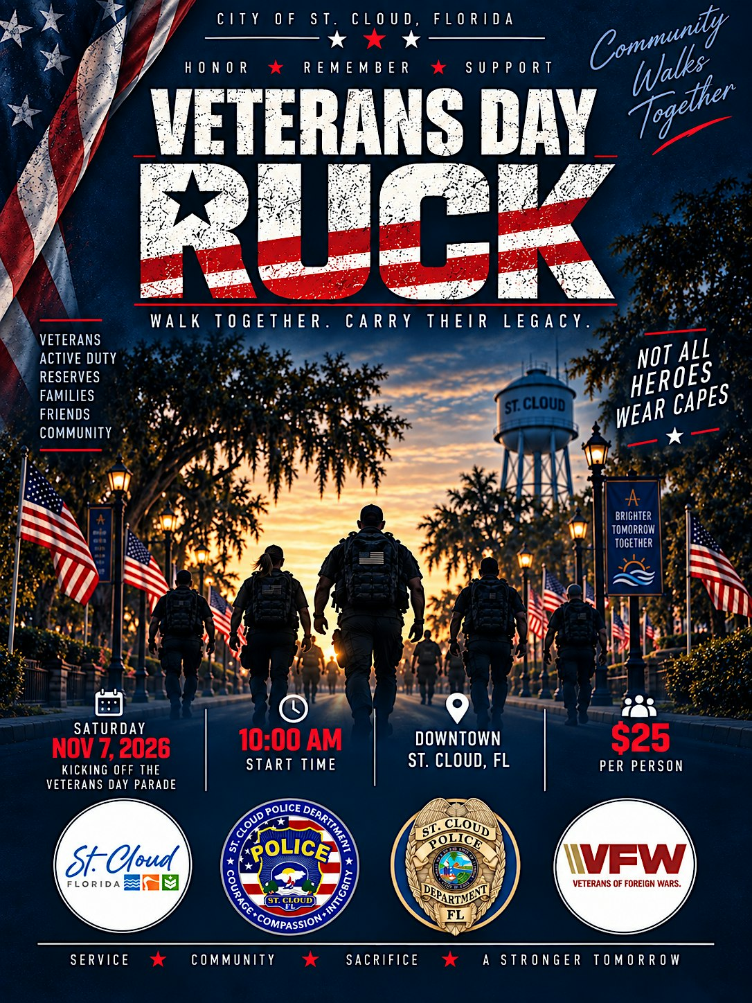Veteran’s Day Ruck - Downtown St. Cloud | 915 New York Ave