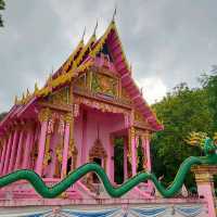 วัดเขาทุเรียน วัดสีชมพู นครนายก

