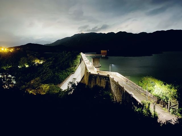 夜遊大欖水塘
