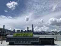 本地遊 | 中環至灣仔海濱漫步 | 藍天白雲下的維港美景