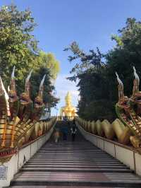 wonderful Buddha Statue on a hilltop