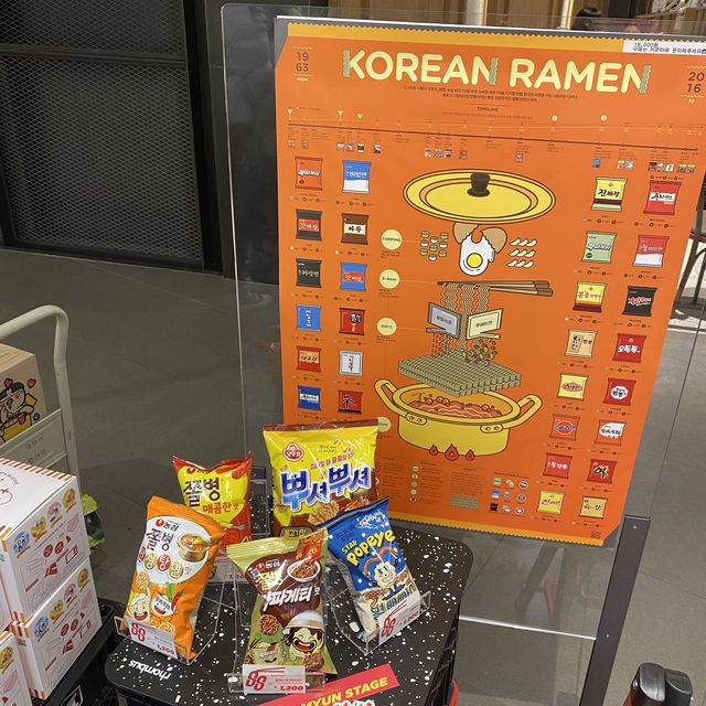 세계 각각의 라면들이 모인 곳, 더현대 88라면스테이지 💙