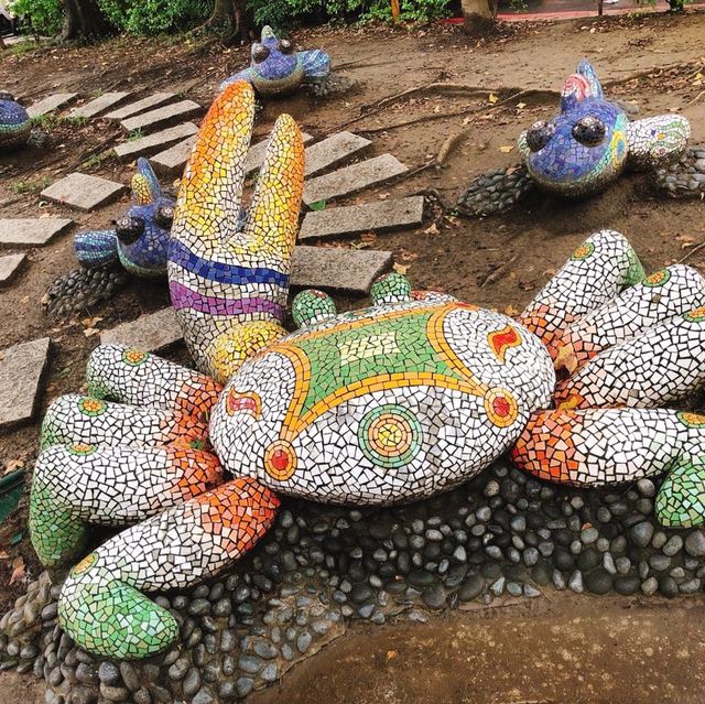 🐶🐰🐻🐤🐧可愛小動物的裝置藝術🎨台北捷運中山站線形公園 Zhongshan Linear Park
