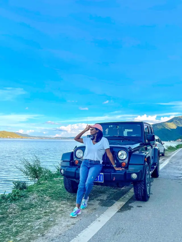 Napa Lake Fording in a Jeep 