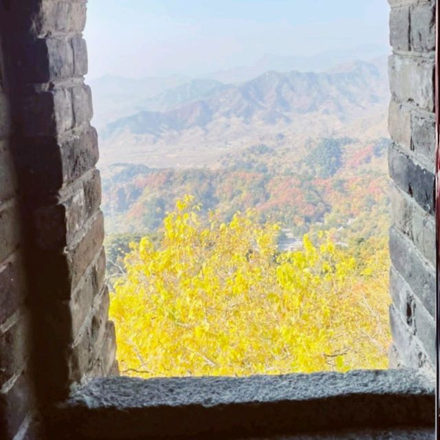 Great Wall in Beijing's Golden Autumn 