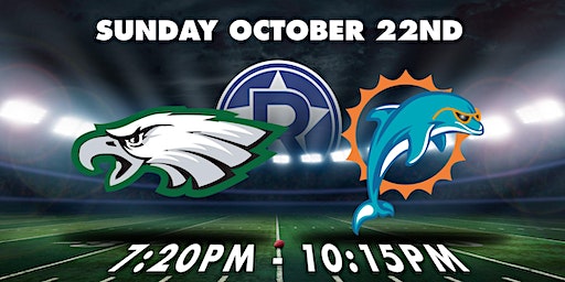 NFL SUNDAY! - Eagles vs Dolphins - Football Watch Party | The Revel Patio Grill