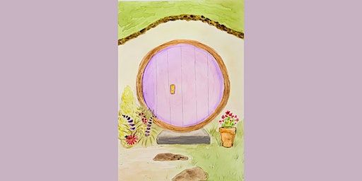 Hobbit Home Watercolor Painting Class | 901 Santa Fe Dr