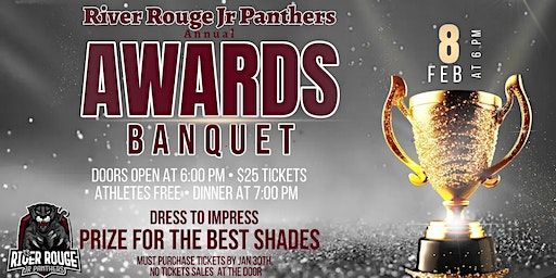 River Rouge Jr Panthers Annual Awards Banquet | Crystal Gardens, Fort Street, Southgate, MI, USA