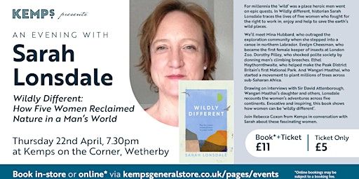Wildly Different by Sarah Lonsdale (Wetherby bookshop) | Kemps Bookshop & General Store