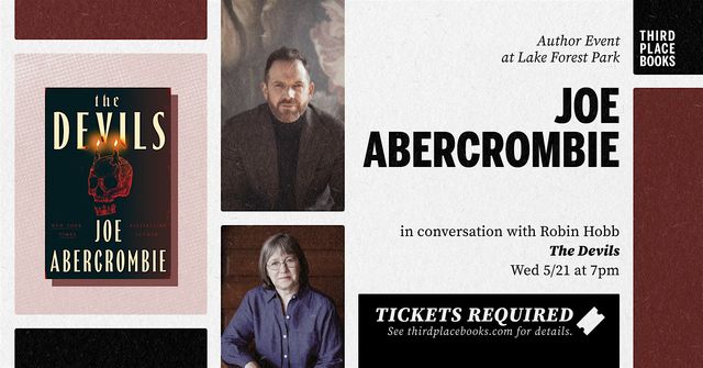 Joe Abercrombie with Robin Hobb — 'The Devils' | Third Place Books