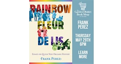 Author Event with Frank Perez | The Garden District Book Shop