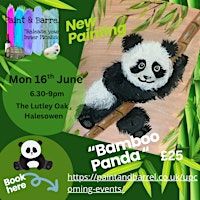 SIP & PAINT- BAMBOO PANDA | Lutley Oak