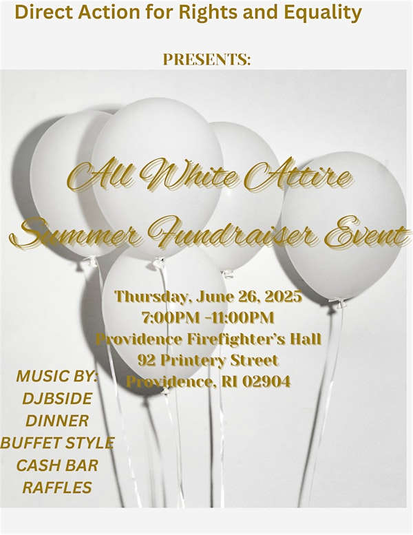 2025 All White Attire Summer Fundraiser Event | Providence Fire Fighters