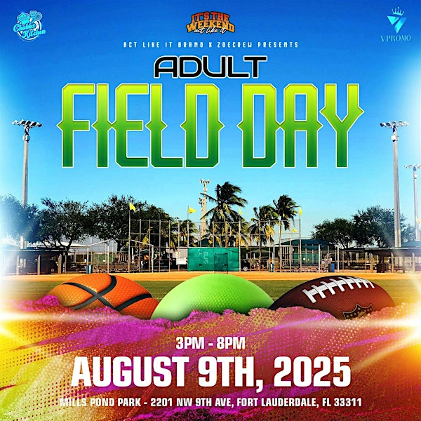 Act Like it Brand Adult Field Day | Mills Pond Park