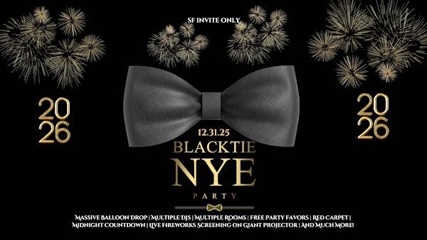 BLACK TIE NEW YEARS EVE 2026 AT THE HISTORIC HOTEL W/ MASSIVE BALLOON DROP | The Clift Royal Sonesta Hotel