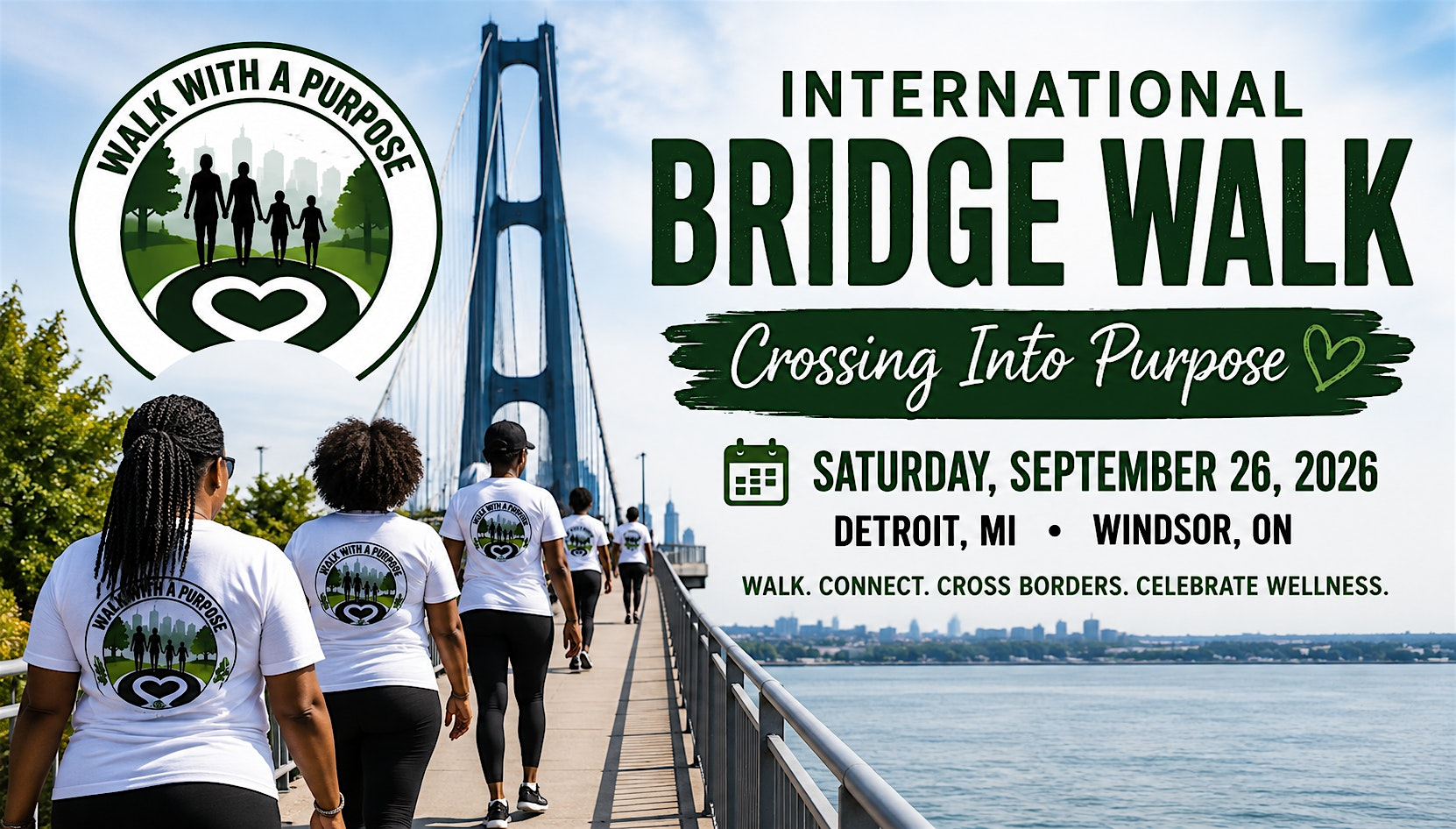 Walk With a Purpose: Gordie Howe Bridge Crossing | Historic Fort Wayne (Parking Lot)
