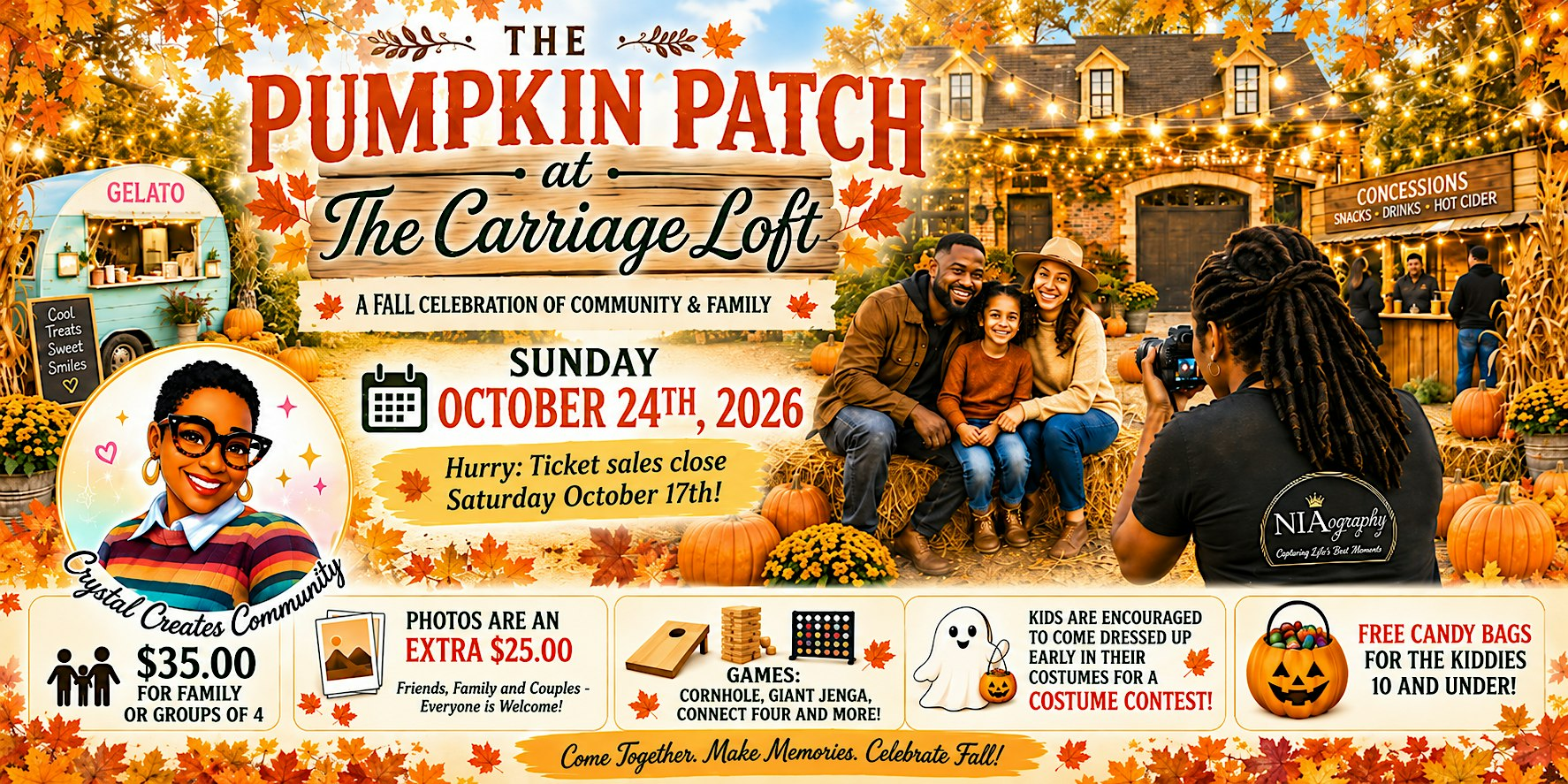 Pumpkin Patch - Family Fall Festival | The Carriage Loft