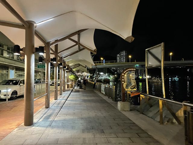 散步香港仔海濱公園｜夜景