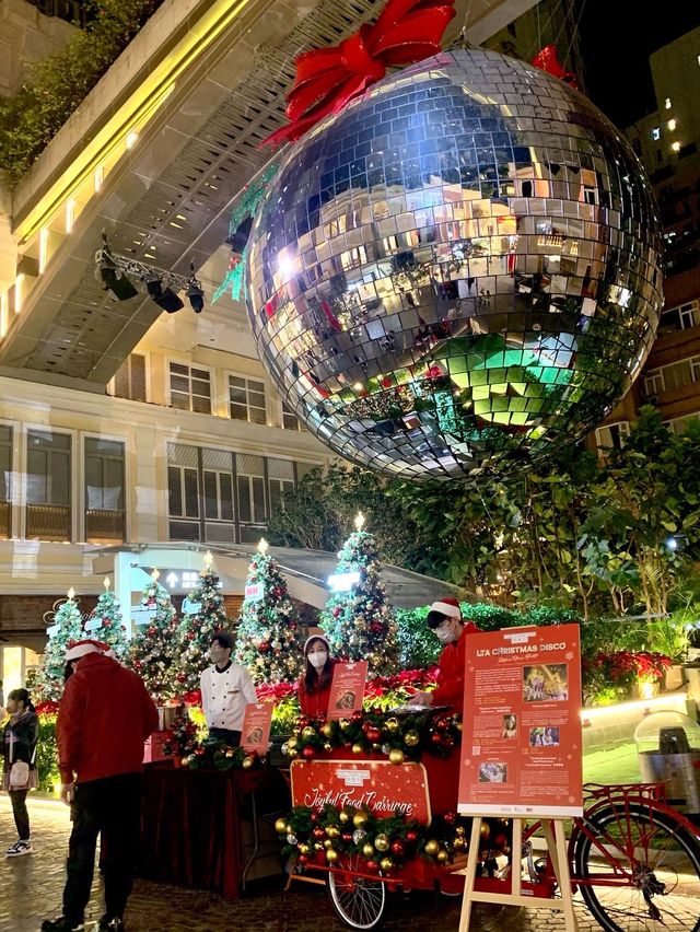 ⭐️聖誕打卡系列．灣仔利東街Disco Ball⭐️