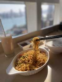 享受維港景色 房內慢慢嘆早餐🥣