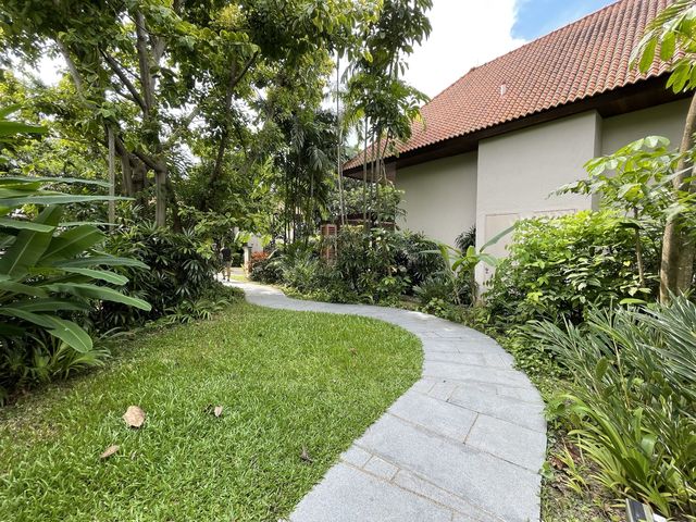 Beach villa nature
