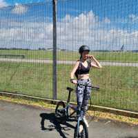 Cycling On Seletar West Park Connector