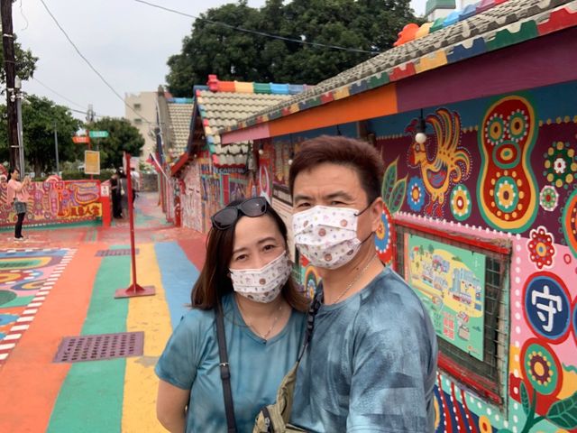 台中知名景點📍彩虹眷村🌈