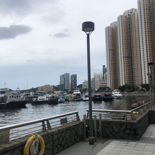 避風塘嘅無敵海景 避風塘嘅無敵海景