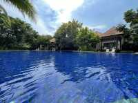 Deep blue pools