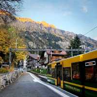 The Mountain Pass Of Kleine Scheidegg