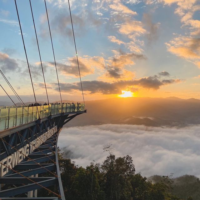 📍  Skywalk อัยเยอร์เวง ทะเลหมอกเบตงสุดปังมากกก ☁️