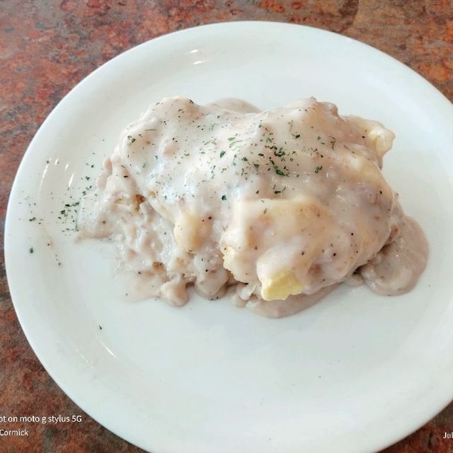 Great outdoors and country biscuits gravy 