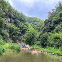 Rafting in Xianlong Canyon