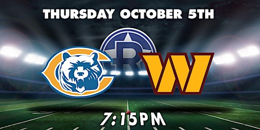 NFL Bears vs Commanders - Football Watch Party (Thursday) | The Revel Patio Grill