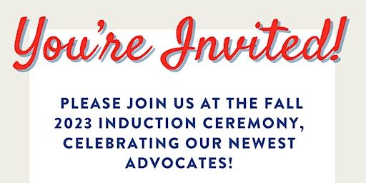 Induction Ceremony | Amherst Juvenile and Domestic Relations Court