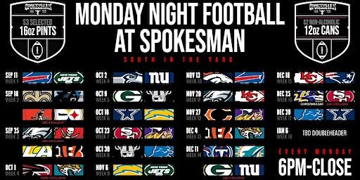 Monday Night Football at Spokesman! | Spokesman - South