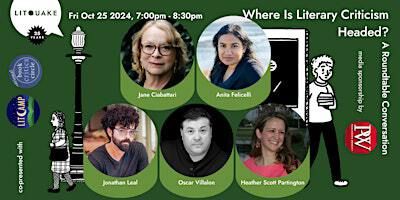 Where Is Literary Criticism Headed? An Interactive Roundtable Conversation | Page Street Co-Working