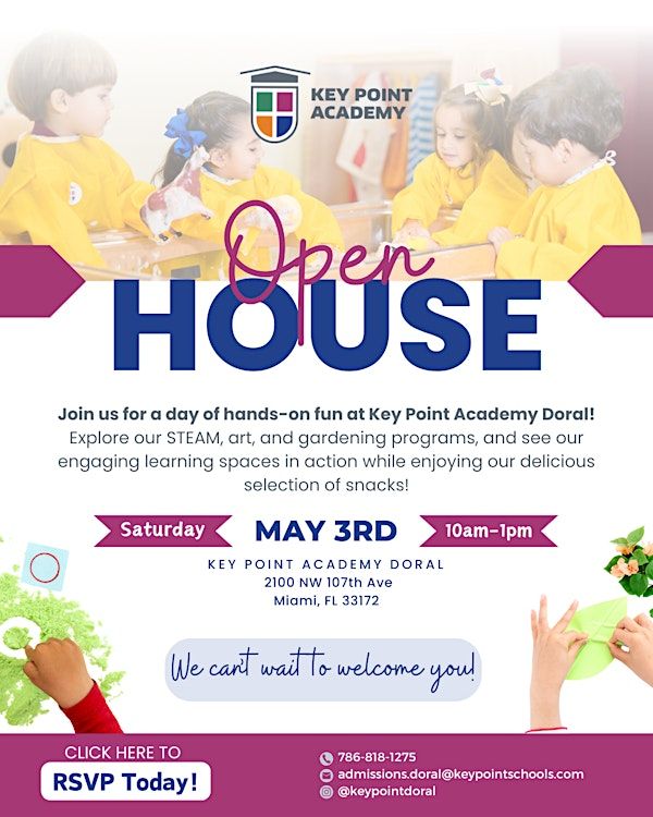KPA Doral Open House 5/3 | Key Point Academy Doral